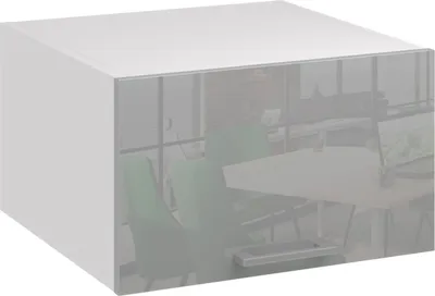Produktbild von Roe Furniture | Küchenhängeschrank 60 cm - Grau – Glanzgrau - Für Dunstabzugshaube - Küchenzeilen - Küchen Hängeschrank - Küche - G060