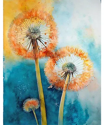 Diamond Painting Löwenzahn 40x50 cm DIY