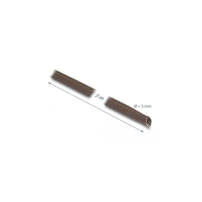 Image de DELOCK Geflechtschlauch nagerfest dehnbar 5 m x 3 mm braun