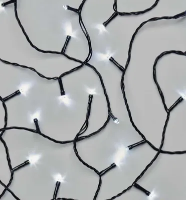 Produktbild von LED-Weihnachtskette, 5,6 m, 3xAA, außen und innen, kaltweiß, Timer