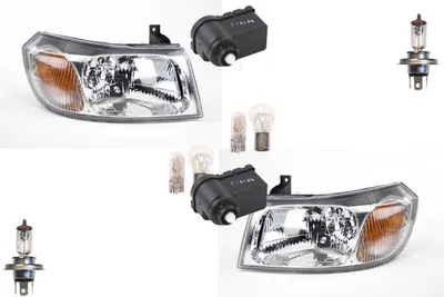 Produktbild von Johns, Scheinwerfer passend für Ford Transit 00 00-06 Leuchtmittel L R inkl. Stellmotor 1140072 1140066 1118827 1118823 1135471 1232646 1353987 469529