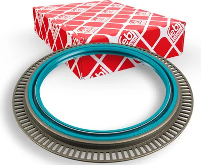 Produktbild von FEBI BILSTEIN Wellendichtring Radnabe 06643 Hinten Links Hinten Rechts passend für MERCEDES-BENZ AROCS 14mm NBR (Nitril-Butadien-Kautschuk) 145mm