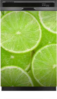 Produktbild von Magnete Dekorative 60x80 cm Küche Magnetmatte Spülmaschine - Limettenscheiben