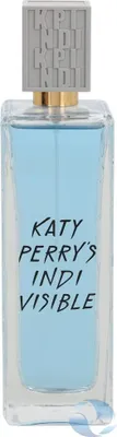 A bottle of Katy Perry's Indi Visible Eau de Parfum.