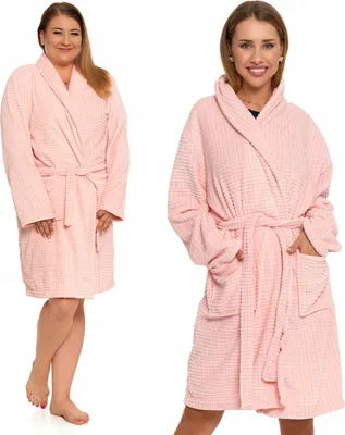 Produktbild von Moraj | Damen Morgenmantel Warm & Klassisch – Größe S, Hellrosa