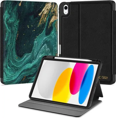Obrázek produktu pro Ochranný kryt pro Apple iPad 11 2025 / 10,9 2022, Tech-Protect Lamano, zelený