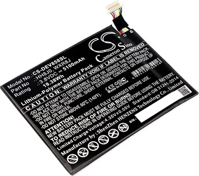 Image de TECHTEK Batterie compatible avec [Dell] Venue 8 Pro 5855 remplace 0HH8J0, pour HH8J0, pour WXR8J