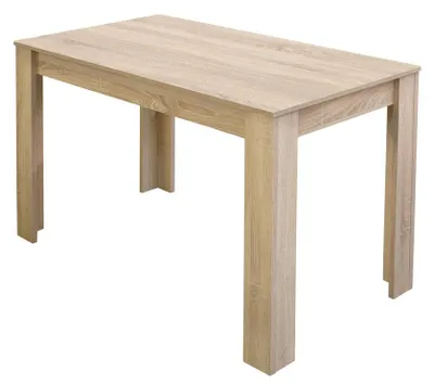 Produktbild von Küchentisch 110x60cm Esstisch Eiche sägerau