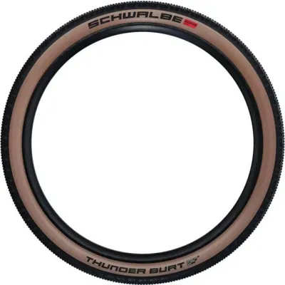 Immagine prodotto di 2 pneumatici Schwalbe Thunder Burt 54-622 SuperRace trasparenti, pieghevoli, per copertoncini, misura 29x2.10