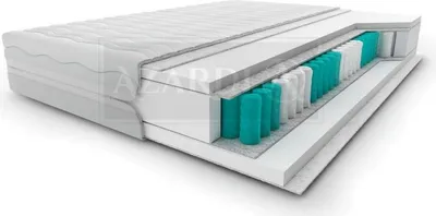 Produktbild von Matratze Exklusive Matratzen mit Visco Kern 7 Zonen Luxus Schlafzimmer 140x200cm