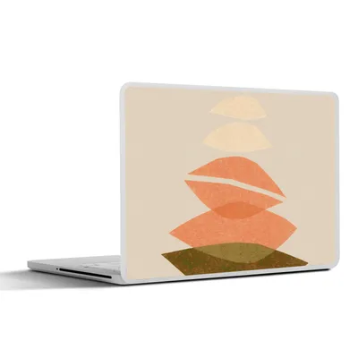 Produktbild von MuchoWow® Laptop Aufkleber Sticker Cover Formen - Pastell - Farben - Abstrakt 36.5x27.5 cm - Laptop-Sticker