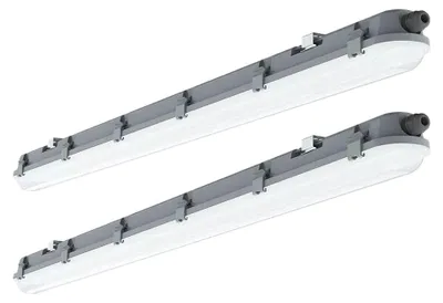 Produktbild von 2er Set LED Wannenleuchten, 4320 Lumen, kaltweiß