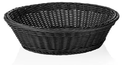 Immagine prodotto di Cesto per buffet Cesto di sistema Cesto nero Gastro rotondo ø 37 cm, polipropilene