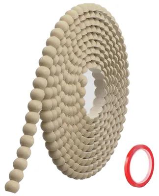 Productafbeelding van Flexibele PVC Wandlijst met 3D Parelsrand Zelfklevend