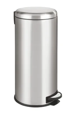 Produktbild von WENKO Tret Eimer Abfall Müll Edelstahl Kosmetikeimer 30L Softclose LEMAN Leman
