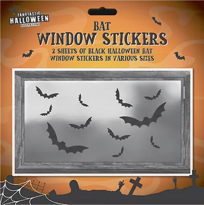 Produktbild von Schwarze Fledermaus Fenster Sticker
