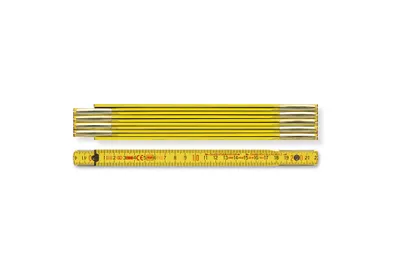 Produktbild von BMI Holzgliedermaßstab 9002 10 Stück gelb Länge 2 m Gliederstärke 3,0 mm