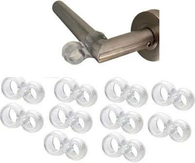 Produktbild von Transparente Türstopper Set 5 Stück Türschutz