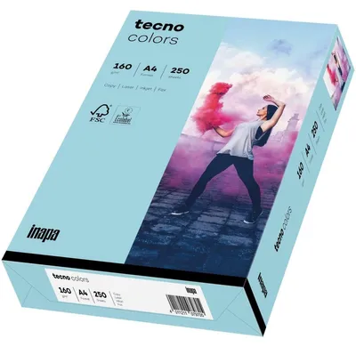 Produktbild von Tecno Colors Mittelblau Kopierpapier A4
