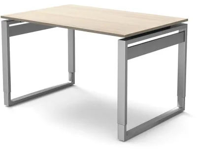 Produktbild von Schreibtisch Form5 Bügel-Gestell 120x80x68-82cm ahorn