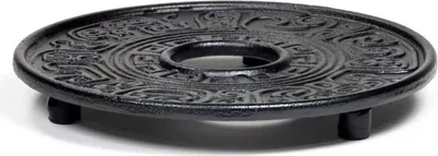 Produktbild von Teekannenteller aus Gusseisen – 2er-Set – ± 1–2,5 cm