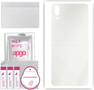 Produktbild von apgo Rückseite Schutzfolie, Matt, kompatibel mit vivo V11 (V11 Pro), Hinten Hydrogel-Displayschutzfolie mit Positionierhilfe, kratzfest, einfache Montage
