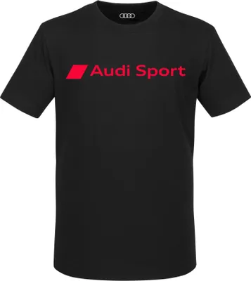 Produktbild von Original Audi Sport T-Shirt, Herren, schwarz, Gr. M, Herrenshirt, Shirt, Herren T-Shirt