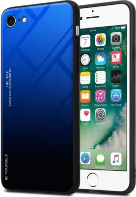 Obrázek produktu pro Cadorabo Case for Apple iPhone 7 / 7S / 8 / SE 2020 Protective Cover in Black Pouzdro na mobilní telefon TPU Etui Cover Case Tempered