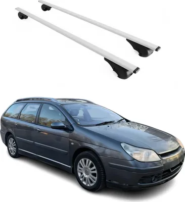 Zdjęcie produktu dla Bagażnik dachowy poprzeczny do Citroena C5 2001-2008 Kombi Srebrny