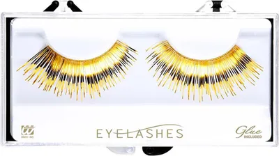Produktbild von Wimpern Gold Metallic mit Klebstofftube
