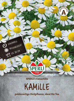 Produktbild von SPERLI Kamillesamen Canastilla Matricaria recutita 200 Pflanzen