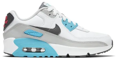 Produktbild von Nike Air Max 90 Leather White Chlorine Blue (GS) - EU 38