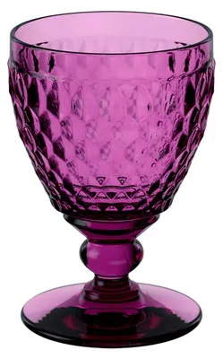 Productafbeelding van Villeroy & Boch set van 4 Boston Berry witte wijnglazen, kristalglas, paars, artikelnummer 1173310030