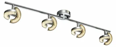 Immagine prodotto di Lampada da soffitto a LED Semic 3W 3000K 1920 lm, metallo nichelato, dimensioni: 13x78x10 cm, IP20, Reality