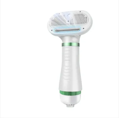 Image de INF Sèche-cheveux pour animaux 6 en 1 avec spray ionique 3 températures 3 vitesses pour toilettage Vert