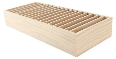 Produktbild von Omgoods – Haarschmuckhalter aus Holz mit 17 Fächern