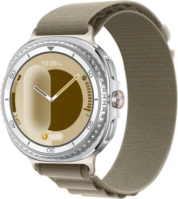 Obrázok produktu pre Nylonový remienok na ruku pre Samsung Galaxy Watch 8 / 8 Classic Alpine Loop Design Olive