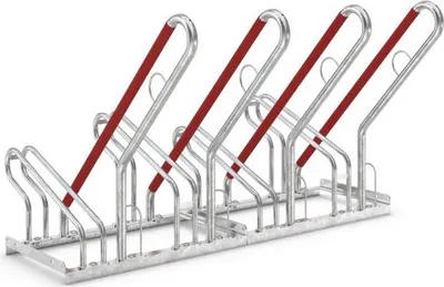 Produktbild von Dreifke® Fahrrad Anlehnparker Binz 700 und Binz XL 1000 | Kunststoffummantelt... für 4 Fahrräder