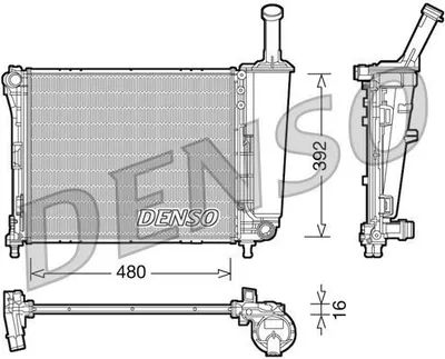 Obrázok produktu pre Chladič motora DENSO DRM09088