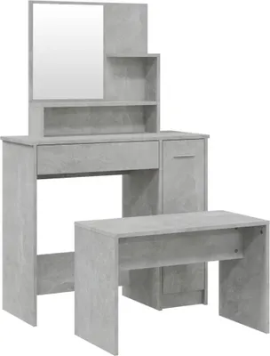 Obrázek produktu pro sada toaletních stolků vidaXL Concrete Grey 86,5x35x136 cm