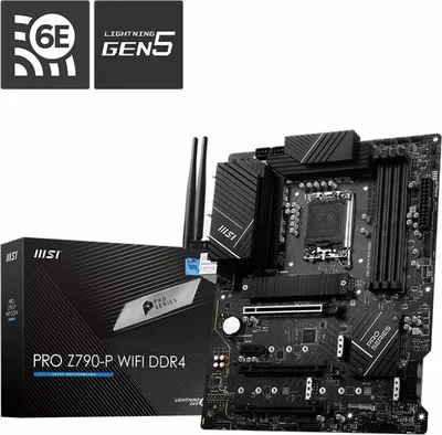 Obrázek produktu pro Základní deska MSI PRO Z790-P WIFI DDR4 Intel Z790 LGA 1700 ATX