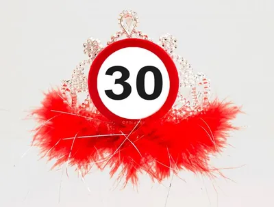 Produktbild von Verkehrsschild 30 Geburtstagskrone