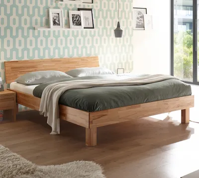 Produktbild von HASENA Trento Bett Forti 20 Kernbuche mit Kopfteil 160x200