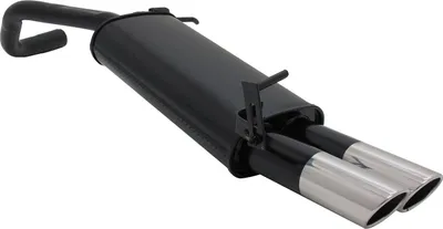 Produktbild von Novus Sportauspuff für VW Polo 9N / 9N3 2x76mm SR-Design Endschalldämpfer