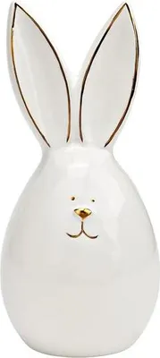 Zdjęcie produktu dla Ceramiczny zajączek AURIC BUNNY 14 cm biały