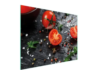Obrázok produktu pre Sklenená doska na krájanie 52x40 paradajok