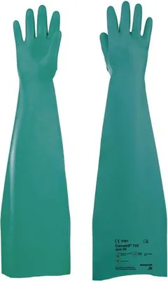 Produktbild von Chemikalienhandschuhe Camatril 733 Gre 10 grn EN 388 EN 374 PSA-Kategorie III