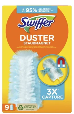 Produktbild von Swiffer Duster Trap & Lock, 9 Stück