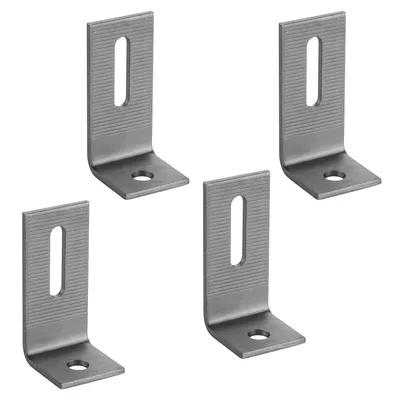 Produktbild von Avoltik 4er Set Verbindungswinkel 90° Winkel L Halter Verbinder Schienenverbinder Solar