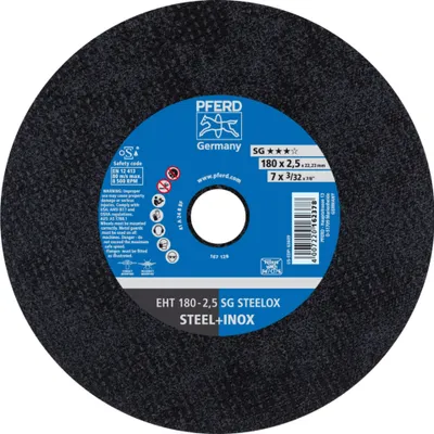 Produktbild von PFERD EHT 180-2,5 SG STEELOX, Stahl, Edelstahl, PFERD, 18 cm, 8500 RPM, 25 Stück(e)